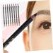 LALADEFIEE 8pcs Pencil Sharpener Eyebrow Pencil Eyebrow Makeup Beauty Eyebrow Pen Eyebrow Pen Pencil Wooden 1 count (Pack of 1) Black - Buy Online on GoSupps.com