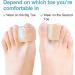Povihome 6 Pack Gel Toe Separator Set for Bunion Corrector and Pain Relief - Soft Silicone Spacers for Overlapping Toes and Hallux Alignment - Buy Online on GoSupps.com