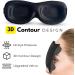Shop 3D Contoured Sleep Mask - Ultra Lightweight & Comfortable for Eyelash Extensions | Deep Orbit Light Grey - Buy Online on GoSupps.com