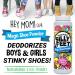Magic Shoe Deodorizer Powder - Strong Foot Odor Eliminator, 8oz Bubble Gum Scent - Buy Online on GoSupps.com