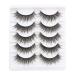 3D False Eyelashes - 5 Pair Wispy Natural Look Soft & Reusable | Glowing Win - Buy Online on GoSupps.com