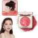 Embossed Smooth Powder Blush Palette Matte Face Powder Blush Palette Natural Nude Long Lasting Blush Palette Embossed Girl Blush for Cheeks 01