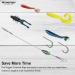 THKFISH Bullet-Weights Carolina Ready Rigs - Pre-Rigged 1/5oz, 1/4oz, 3/8oz Fishing Weights - Color A - Pack of 10 - Buy Online on GoSupps.com