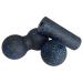 Fascia ball and fascia roller set 3 pieces of massage ball set fascia roll spine small massage ball fascia balls for spine back neck for fascia training pain relief black 3 pieces