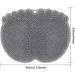 Abbto Foot Scrubber for Shower - Non-Slip Suction Cup Mat for Cleaning & Massaging Feet - Buy Online on GoSupps.com