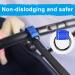 Petbonus Short Dog Leash - Adjustable Safety Bracelet for Roller Dogs Reflective Seams Soft Padded Handle Extra Safety for Strollers - Blue - Buy Online on GoSupps.com