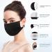 100 Pack Disposable Black Face Masks - Comfortable Ear Loops & Breathable Design - Buy Online on GoSupps.com