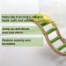 Bird Wooden Ladder Toy for Climbing and Chewing - Pet Parrots Cage Accessories and Play Platform - Buy Online on GoSupps.com
