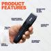 Freebird BeardSeries Trimmer for Men | Ultra Sharp Cordless Rechargeable Beard & Hair Trimmer with 40 Length Settings & Precision Dial - Buy Online on GoSupps.com