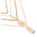 MarryLee Women's Retro Exaggerated Personality Multi-Layer Pendant Jewelry Necklace Fashion (Gold) - Buy Online on GoSupps.com