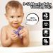 Robot Shape Silicone Teething Toys for Babies 3-12 Months | BPA Free Chew Toys Pack - Gray+Purple A Style - Buy Online on GoSupps.com