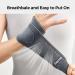 FREETOO Compression Wrist Brace for Carpal Tunnel Relief - Adjustable Support for Men and Women - Ideal for Work, Workout, Arthritis and Tendonitis - Gray - Buy Online on GoSupps.com