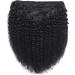 Afro Kinky Curly Clip in Hair Extensions Human Hair 7 Pieces 120g Real Remy Human Hair Full Head Brazilian Virgin Human Hair Extensions Clip in Double Weft Remy Hair (14 Inch Afro Kinky Curly) 14 Inch Afro Kinky Curly - Buy Online on GoSupps.com