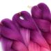 Tess Braids Extensions Ombre 60 cm - 3 Pack Jumbo Kanecalon Hair for Box Braids - 100g Pink Ombre Hair Extensions - Buy Online on GoSupps.com
