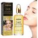  Bexdug 24K Gold Essence for Face 24K Pure Gold Serum for Face Golden Facial Serum for Face Line Day and Night Reactivates Young Skin - Buy Online on GoSupps.com