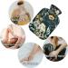 Shop Naanle Hot Water Bottle with Lid - Transparent Floral Design for Pain Relief & Warmth | 1L - Ideal for Back Hands Feet & Neck Therapy - Buy Online on GoSupps.com