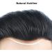 Men Toupee Toupee for Men Thin Skin V-looped PU Base Hair pieces for Men Straight Human Hair Men's Toupee Natural Black Hair Replacement System Unit Men Hair Tropper (Size : 18x24cm) - Buy Online on GoSupps.com