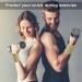 Sibba Elastic Wrist Bandage - 4 Pack Breathable Polyester Compression Bracelets for Men & Women - Carpal Hand Support & Rail Support Belt for Sports & Workouts - Beige - Buy Online on GoSupps.com