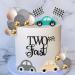 DRWATE 27 PCS Two Fast Cake Toppers Race Car 2nd Birthday Cake Decorations for Racing Car Checkered Flag Birthday Anniversary Party Decorations Supplies (01) - Buy Online on GoSupps.com