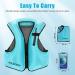 Faxpot Inflatable Snorkel Vest Adult - Blue Large-X-Large | Swim & Kayak Buoyancy Jacket - Buy Online on GoSupps.com