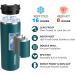 SUNWILL Coffee Cup Travel Mug, Thermal Mug with Leakproof Lid, 470ml Insulated Coffee Flask, Stainless Steel, Cupholder Friendly, Peacock Blue - Buy Online on GoSupps.com