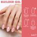 LOOKY| Builder Nail Gel | Long-Lasting Builder Gel for your Flawless Nail Extension |Professional Salon Quality | Easy Application Bottle | Love |15ml - Buy Online on GoSupps.com