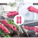 DABOGSA Mamison 2 Pairs Reusable Waterproof Cleaning Rubber Gloves - Non-Slip Kitchen Glove (Medium) - Buy Online on GoSupps.com