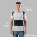 Narrow Support Posture Corrector - Adjustable Back Brace for Men & Women | Lumbar Support for Lower Back Pain | Comfortable Back Support Belt in Black Large - Buy Online on GoSupps.com