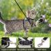 Adjustable Cat Leash Set with Reflective Stripes - Polyester Cat Vest & Dishes for Kittens & Dogs | International Shipping - Buy Online on GoSupps.com