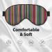 SSIMOO Colorful Stripes Light-Blocking Eye Mask | Ultra-Soft & Comfortable for Restful Sleep - International Shipping - Buy Online on GoSupps.com