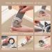 Multi-Functional Crimp Slot Cleaning Brush Groove Slot Cleaning Brush Can Brush Cup lid Keyboard Slot air Cushion Comb Drain Tray etc. One in Grey and one in White - Buy Online on GoSupps.com