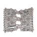 FXBLING Beads Hair Combs Magic Elastic Hair Clips Stretchy Hair Comb Double Clips for Women Girls Hair Accessory (White  9 x 7.5 cm)