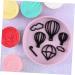 MAGICLULU Chocolate Biscuit 1 Set Stamping Mold Crackers Balloon Cloud Shape Mold Household Biscuit Mold Cake Stencil - Buy Online on GoSupps.com