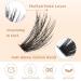 Shop Fluffy Cat Eye Mink Eyelash Clusters 80D DIY Extensions by Zanlufly | Thick & Durable Individual Lashes for Stunning Looks - Buy Online on GoSupps.com