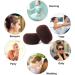 7-Piece Hair Bun Maker Set with Elastic Hair Ties and Pins - Brown Chignon Hairstyle Accessories for Girls and Women - Buy Online on GoSupps.com