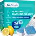 28-Tablets Fresh Washing Machine Cleaner, Eco Friendly Deep Cleaning And Deodorize 1-Year Supply, Professional Washer Machine Cleaner Suitable For All Washer Machines Including HE Front Loader & Top Load Washer