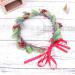 Minkissy Flower Hairband Floral Hair Garland Flower Crown with Holly Berry Leaves Christmas Hair Accessories for Lady Woman Girls - Buy Online on GoSupps.com