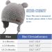 XIAOHAWANG Baby Earflap Beanie Hat - Soft Knit Cute Bear Design for Infant Toddler - Gray (0-6 Months) - Buy Online on GoSupps.com