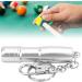 Aluminum Billiard Tip Pricker with Keychain | Pool Stick Needle for Cue Maintenance - Silver - Buy Online on GoSupps.com