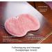 Angel Lover Pink Foot & Back Scrubber Silicone Shower Massage Pad with Non-Slip Suction Cups for Ultimate Clean and Relaxation - Buy Online on GoSupps.com