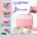 Eyeliner Stencils Aid 2 Pcs Silicone Eyeliner Tool Eyeliner Applicator Tool for Eyelash Lipstick Eyeliner (Purple) - Buy Online on GoSupps.com