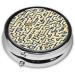 Labyrinth Treasure Map Round Pill Box | 3 Compartment Organizer | Portable Travel Pill Box for International Shipping - Buy Online on GoSupps.com