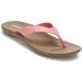 OKABASHI Women's Breeze Flip Flop - Toffee/Coral | Comfort Arch Support Slip-Resistant & Waterproof | Eco-Friendly USA Made Footwear - Buy Online on GoSupps.com