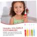 Mobestech 5-St Foldable Toothbrush | Extra Soft Mini Travel Toothbrush for Camping & On-the-Go Oral Care - Buy Online on GoSupps.com