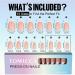 Tomicca French Press On Nails - 180 Almond Nail Tips Pre-Colored Full Cover & Base Coat 15 Sizes Nude Almond Nail Art & Extensions - Buy Online on GoSupps.com