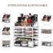 DreamGenius 3-Piece Acrylic Makeup Organizer Set with 8 Drawers - Stackable Vanity and Bathroom Cosmetic Storage - Buy Online on GoSupps.com