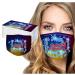 50PCS Disposable Face_Masks for Women-3 Layer_Masks Breathable Disposable_Masks Non-Woven with Elastic Earloops Nose Wire Red Design Disposable Face_Masks for Adults Women Men - Buy Online on GoSupps.com