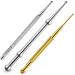 3 Pieces Facial Reflexology Massage Tool Stainless Steel Manual Acupuncture Pen Retractable Acupuncture Pen, Stainless Steel Double Headed Spring Loaded Ear and Body Point Probe Pen