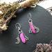 Feyley Earrings | Handmade Raw Crystal Moon & Star Dangle Witch Jewelry | Heavenly Healing Quartz | Unique Women s Gift - Buy Online on GoSupps.com