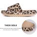 Heflashor Unisex Cloudyzz Schlappen Slippers | Soft EVA Flip-Flops for Men & Women | Khaki Leopard 40/41 EU - Buy Online on GoSupps.com